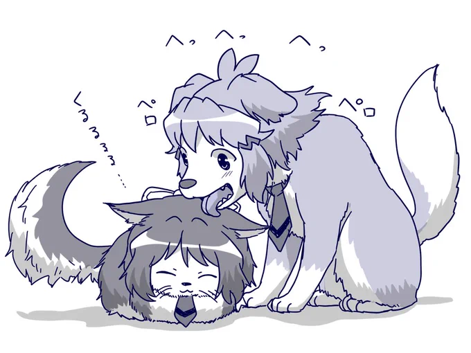 もふケモひびみく…にみえるよね?大丈夫だよね? 