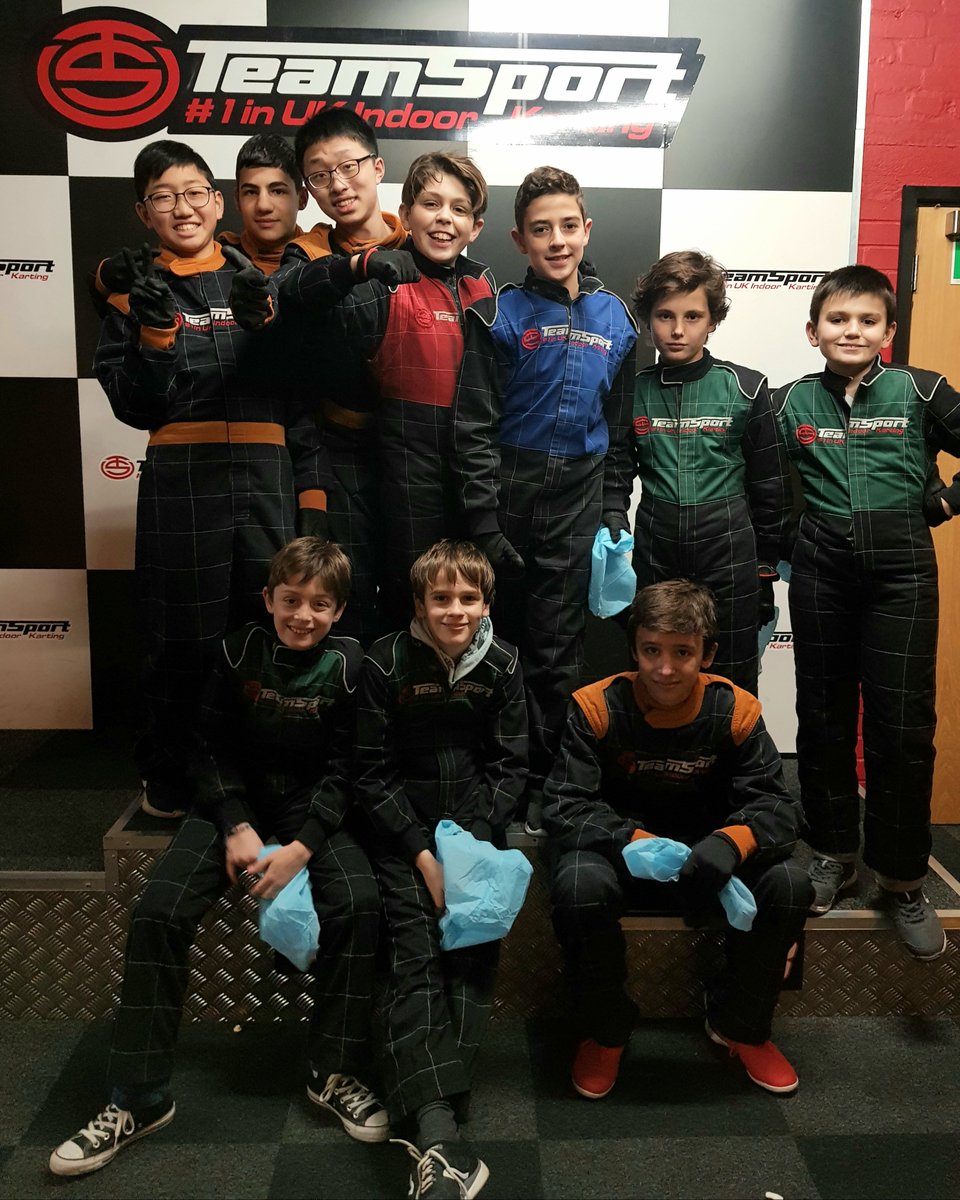 StEdsBoarding's tweet photo. Saturday evening racing for the boys @karting. Can't wait to come back! #teamsportfun #iloveboarding https://t.co/02vQ2RjUf9