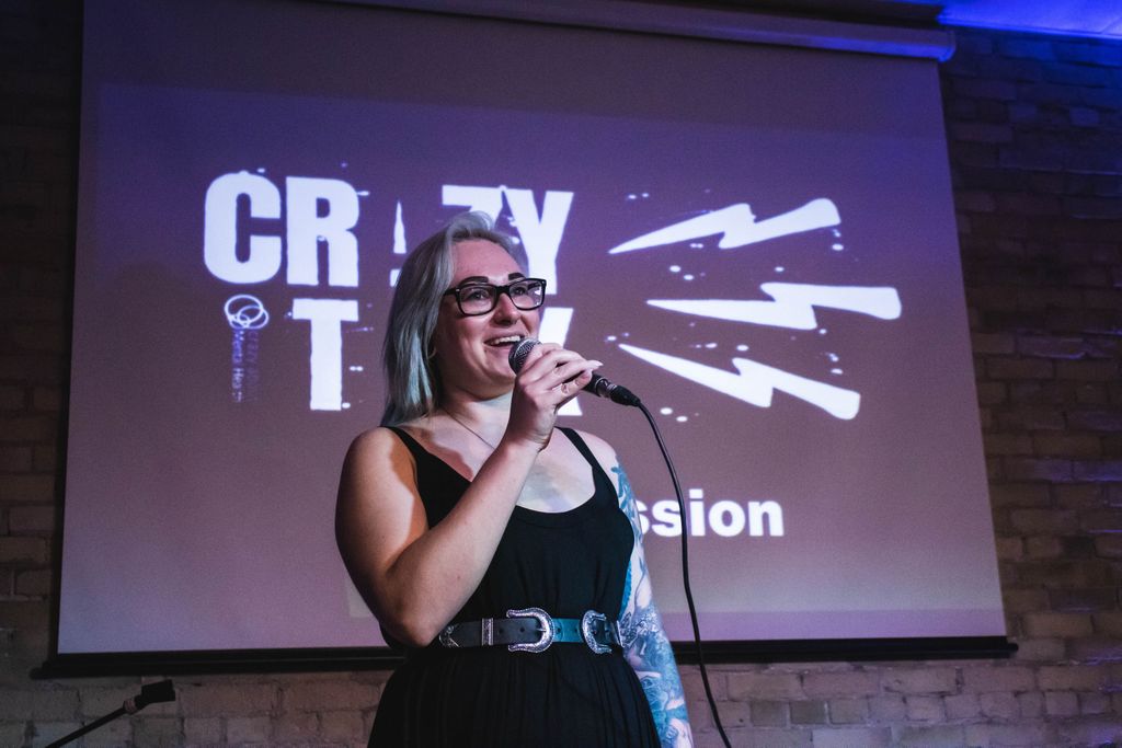 There's a new Crazy Talk event coming up on February 13th. I'll be there taking 📷pics. You can see more details and check out photos from their last event on my website. | buff.ly/2Ry6QgO 
#CrazyTalkLondon #LdnOnt