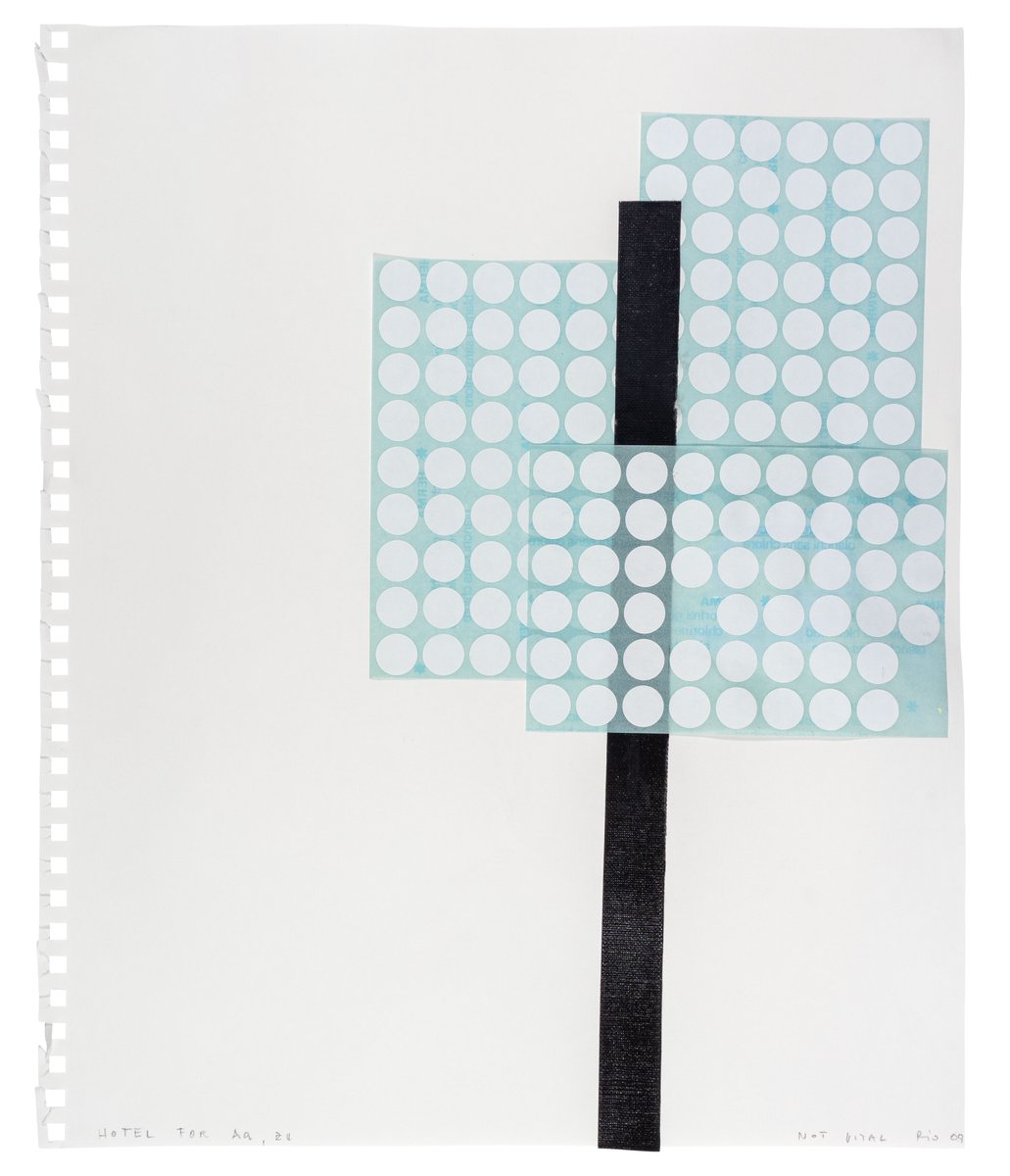 HWSomerset's tweet photo. A series of mixed-media works on paper, created out of ephemera whilst travelling, are on display in ‘SCARCH’, a solo exhibition by Not Vital, organised with Olivier Renaud-Clément and Giorgia von Albertini. Learn more: https://t.co/SFMjnReDVO #NotVital #SCARCH https://t.co/2ax6B0dRqb