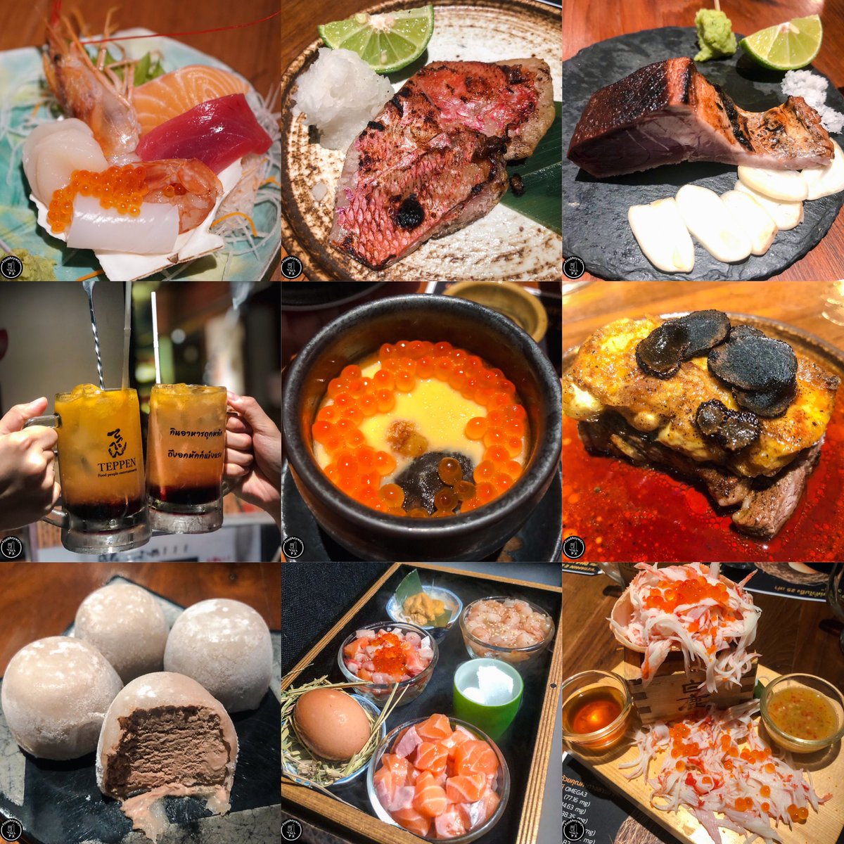 foodanyway's tweet photo. Set โอมากะเสะ 📍ร้านเทปเปน เชฟจัดให้ 2,599฿ เนต คุ้มมาก ได้เป็น10กว่าอย่างเลย(ตามรูปสุดท้าย) กินได้2-3 อิ่มกำลังดี ปลาสด ของดี ไข่ก็สด ปูอัดจากเนื้อปูทาระบะไม่มีไก่กา เป็นร้านอิซากายะที่รักมากนะบอกเลย @teppenbangkok @aroii #อร่อยไปแดก https://t.co/0tTa4ZE0f4