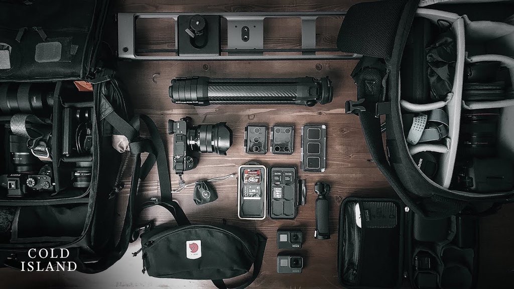 beckiandchris's tweet photo. We made a big ass video (ass video) about all the camera gear we brought to film our #ColdIsland series!
She’s a long one, but full of idiotic moments, and a few farts. 😂 Grab a coffee and come hang!
https://t.co/vcC9PiCXJo https://t.co/CL0P5jea2Q