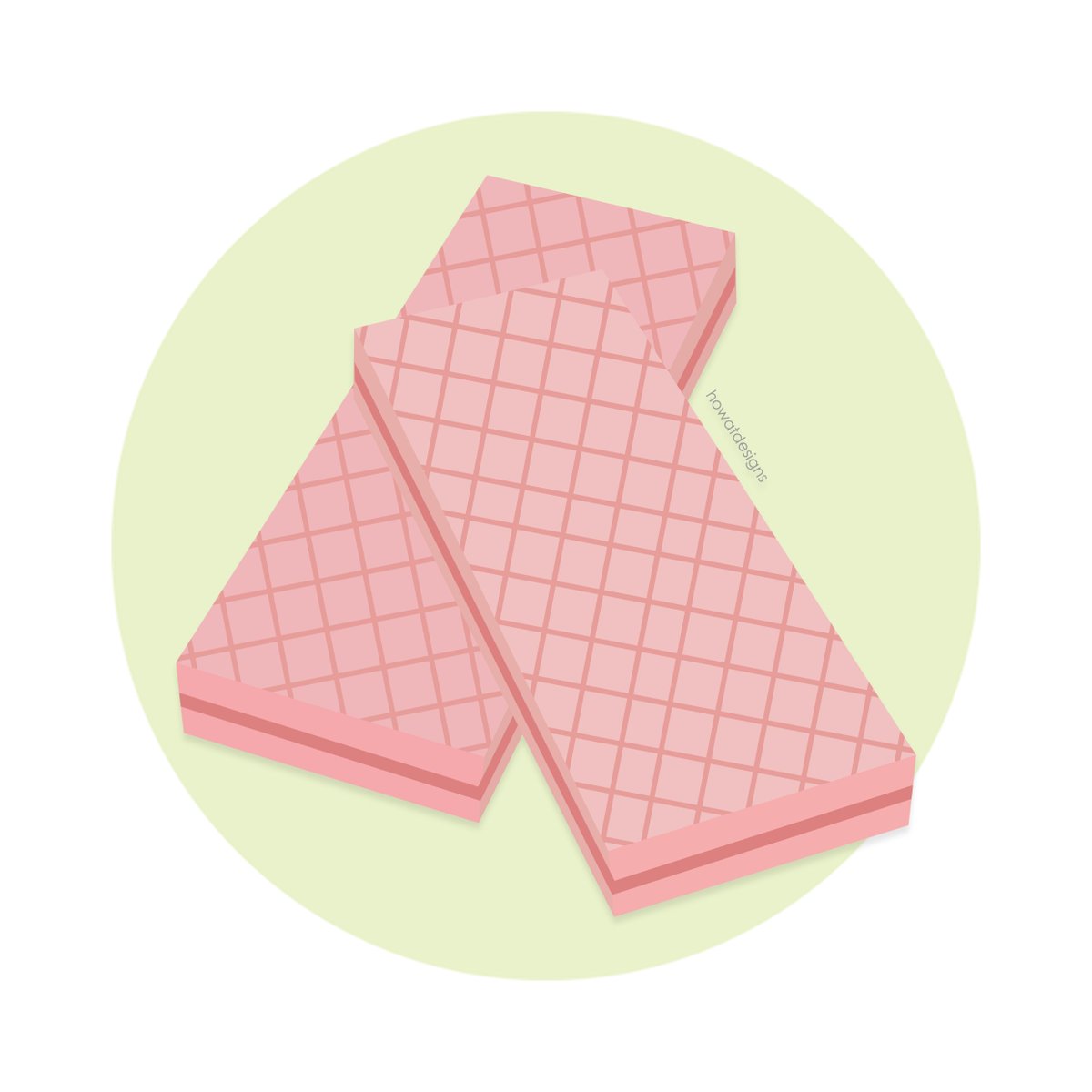 howatdesigns's tweet image. On Wednesdays we eat pink wafers 💗💁🏻‍♀️

#FADD2020 | @FADDundee