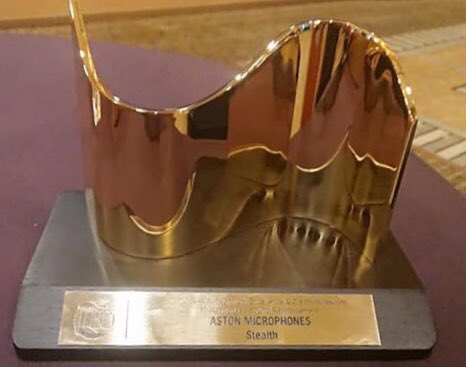 Aston Stealth - Winner of ‘Best Microphone’ at the 35th <a href="/NAMMShow/">NAMMShow</a> Tec Awards!! Wooooohooooooo!!!!