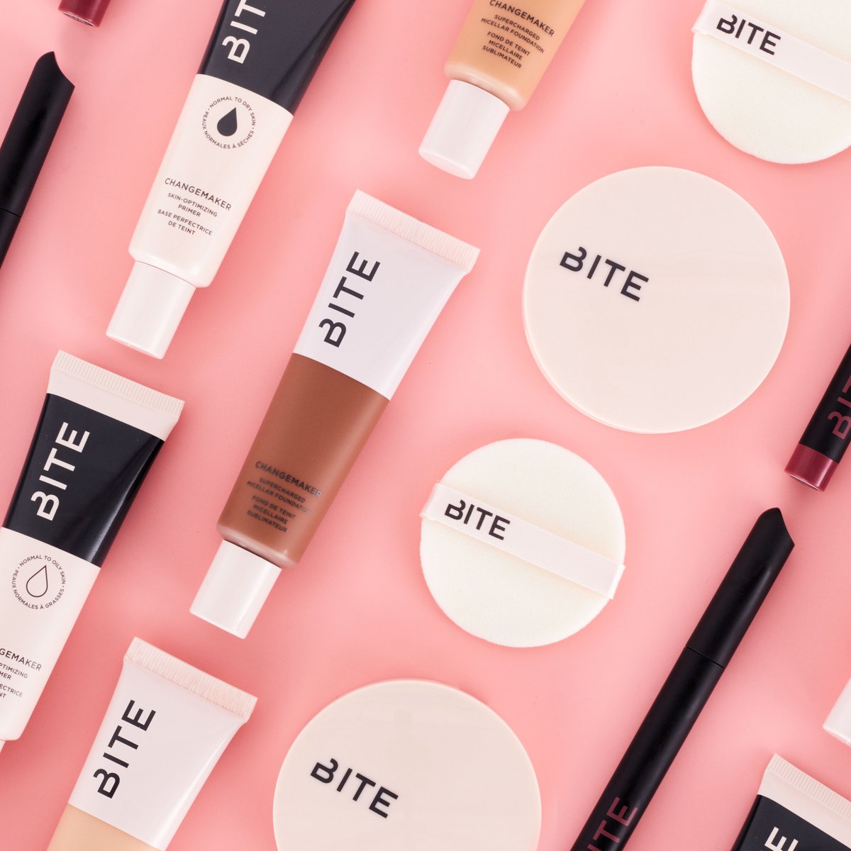 Influenster's tweet photo. Be the new face of clean with @BITEBeauty's Changemaker Complexion System! This vegan system is powered by superfoods to provide you with an extreme longwear complexion with 3 customizable steps. Tag a friend who would love this 3 step system! 
https://t.co/uzzy9aKmJX https://t.co/Je605sjr1m