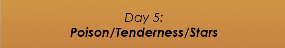 ClaudeWeek's tweet photo. Day 5? #ClaudeWeek2020 !! Prompts:

Poison/Tenderness/Stars https://t.co/W8N9i2hjkd