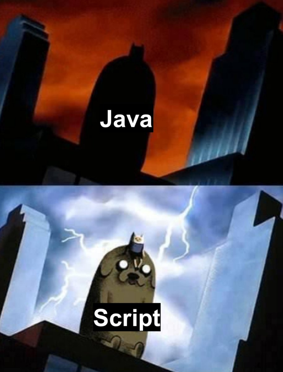 Batman silhouette: Java

Lightning strike revealing that it's Finn and Jake from Adventure Time: Script