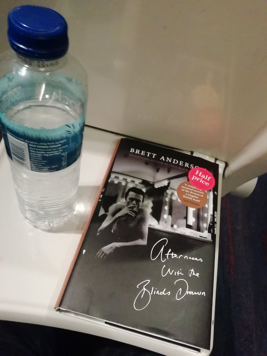 A long train journey also allowed me to read book 6, Afternoons With the Blinds Drawn, the second autobiography of Suede singer Brett Anderson.It's an interesting take on the rock star bio genre and covers the band's most successful years. Very honest, readable and lyrical.