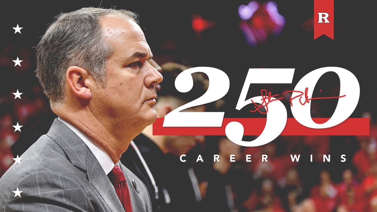 The win over Minnesota is the 250th career win for head coach @CoachPikiell! 🛡⚔️ #GardenStatement