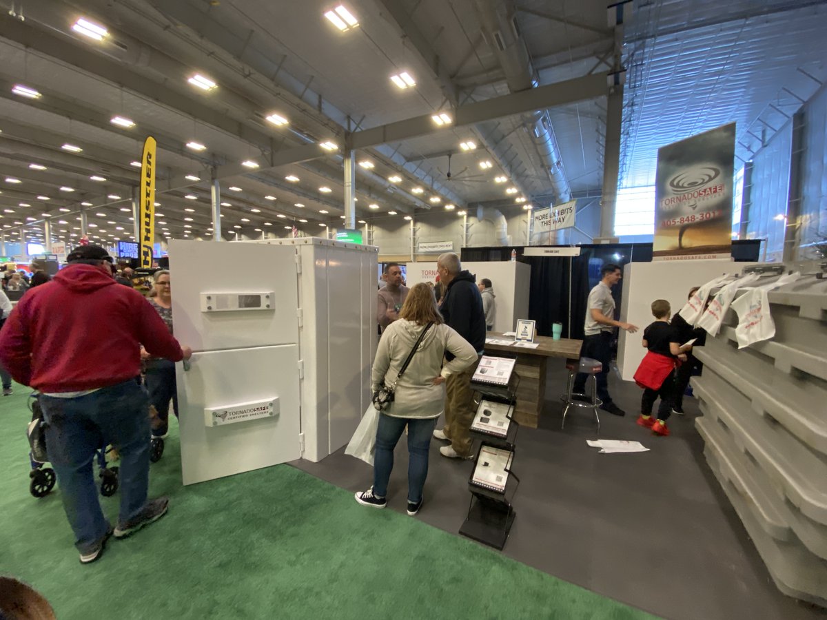 Here in Oklahoma, the weather in Springtime is nothing to trifle with, so <a href="/Tornado_Safe/">TornadoSafe</a> shelters has several interactive display shelters set up at the <a href="/OKCHomeShow/">OKC Home + Outdoor Living Show</a> so you can really get a feel for what they're like. Stop by and see for yourself until 6pm!