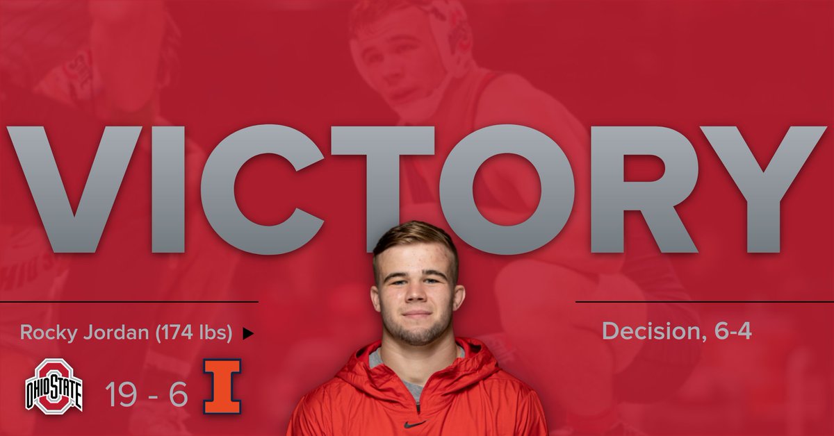 wrestlingbucks's tweet photo. 184 LBS | Rocky Jordan def. #11 Zac Braunagel; D, 6-4

🌰 19
🔶🔷 6

#GoBucks https://t.co/bK4lOP9PId