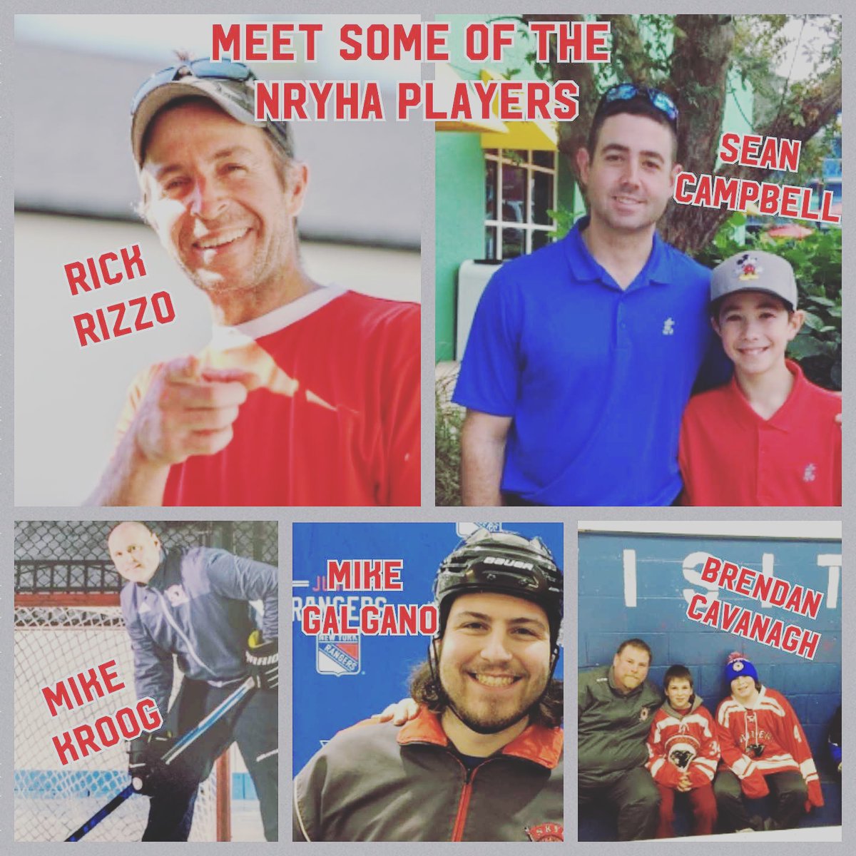 NRYHBenefitGame's tweet photo. Meet some of the players raising funds for @nryouthhockey in our @nyrangers Assist Benefit Game.  Tix at https://t.co/Izr8tLJCeL
 #nyralumni #NYRAssist https://t.co/wL8zIYYZnp
