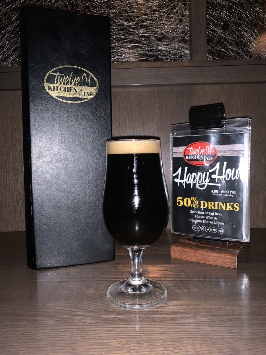 Twelve01 Kitchen (@twelve01kitchen) on Twitter photo It’s cool out and we have the perfect stout 🥶 Plus, we have happy hour from 5pm-9pm today 🍻
Beer: Cool Out - <a href="/ExileBrewingCo/">Exile Brewing Co.</a>
#stout #beer #craftbeer #drinks It’s cool out and we have the perfect stout 🥶 Plus, we have happy hour from 5pm-9pm today 🍻
Beer: Cool Out - <a href="/ExileBrewingCo/">Exile Brewing Co.</a>
#stout #beer #craftbeer #drinks