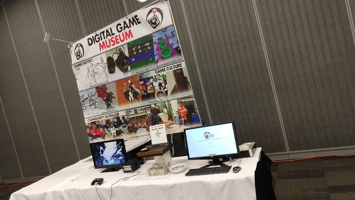 DGMsv's tweet photo. At @furcon? Stop by and play some retro games! https://t.co/Pqxb6UkQzD