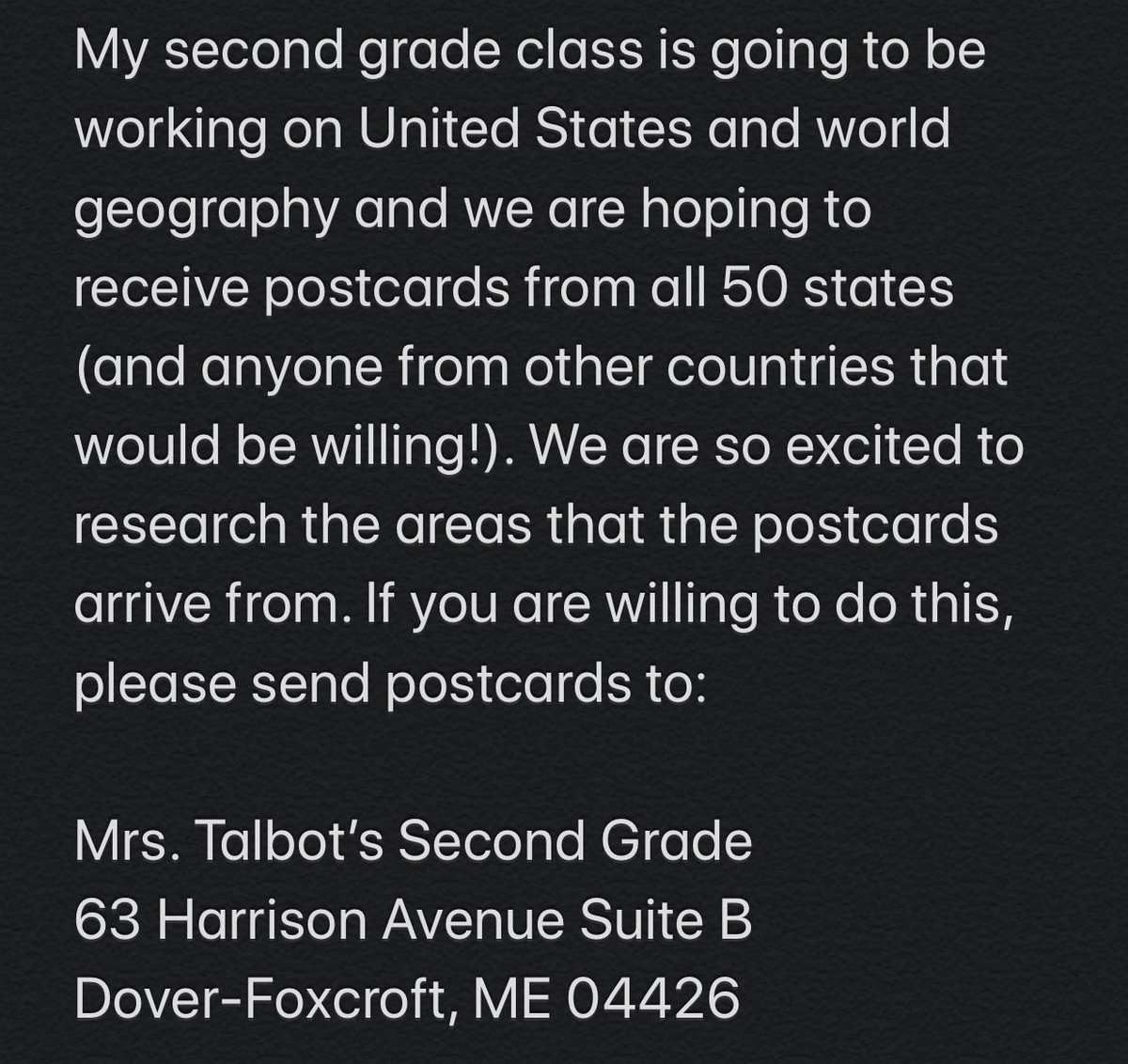 TalbotAlecia's tweet photo. I am so excited to spend time with my 2nd grade students learning more about U.S and world geography. If you could retweet to help us out, I would be very grateful! Thank you! https://t.co/2wJbMlG12P