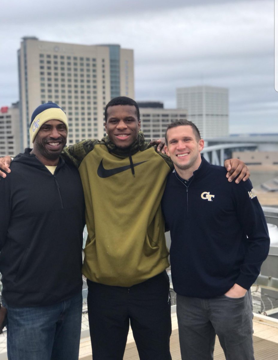 EmmanuelJ308's tweet photo. This weekend was the beginning of the next level of my career and I'm proud to be a part of the GaTech family.@_CoachThacker, @MarcoColeman_GT, @CoachCollins, @GeorgiaTechFB https://t.co/w2XtnkS7RQ