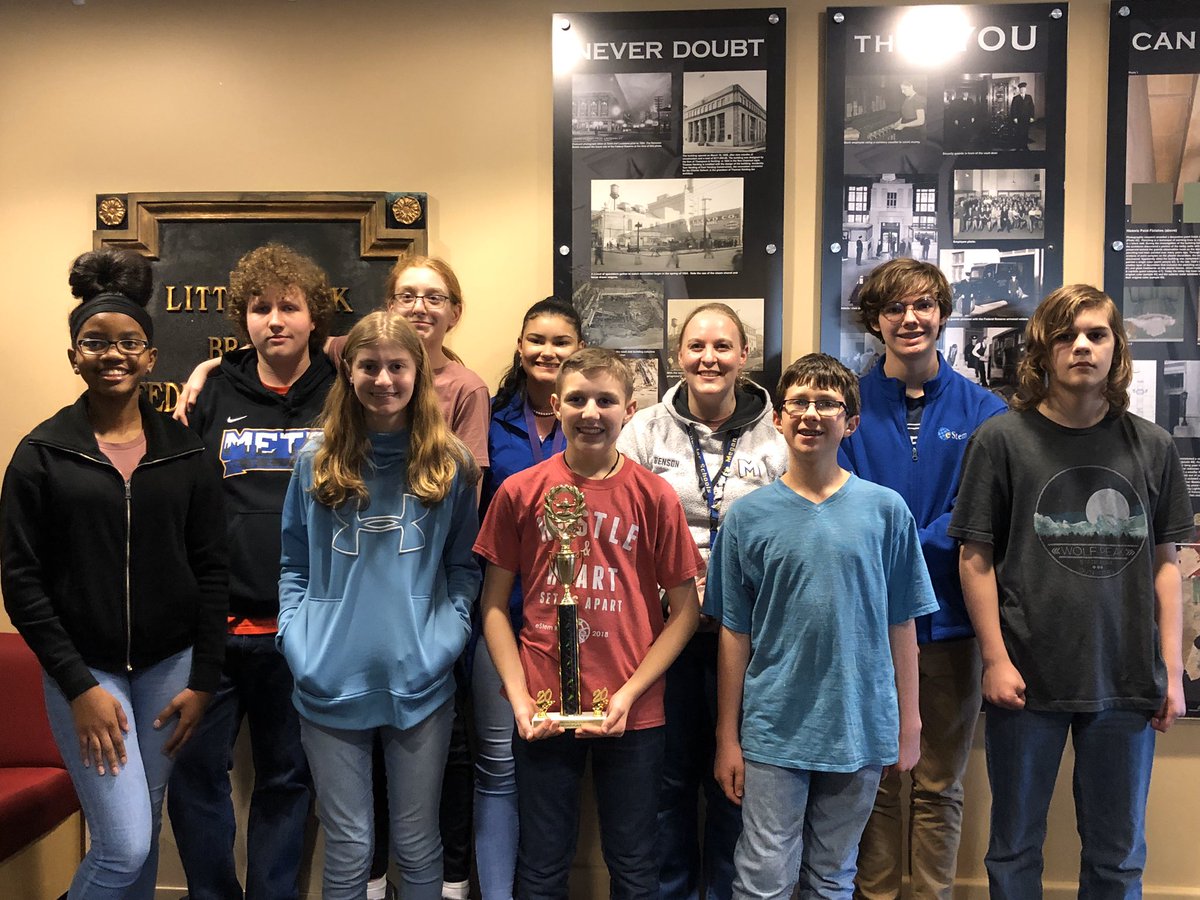 Congratulations to our Quiz Bowl team for winning 2nd place at yesterday’s Regional Competition. State Tournament, here we come!!!
