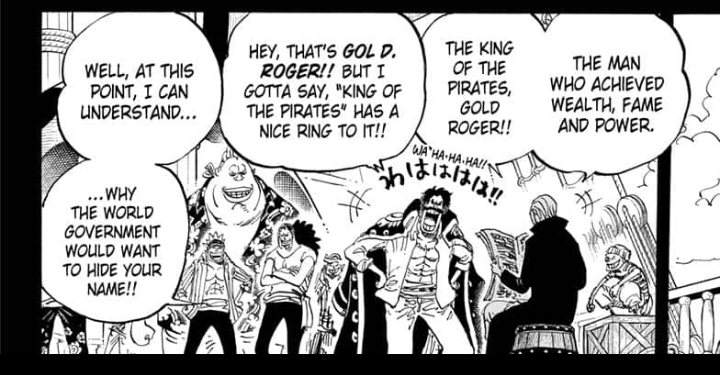 its not like PK = strongest pirate. and their portrayal paired with  statements ALL point to them being equals. idk theres just more in favour  of roger = WB than roger >