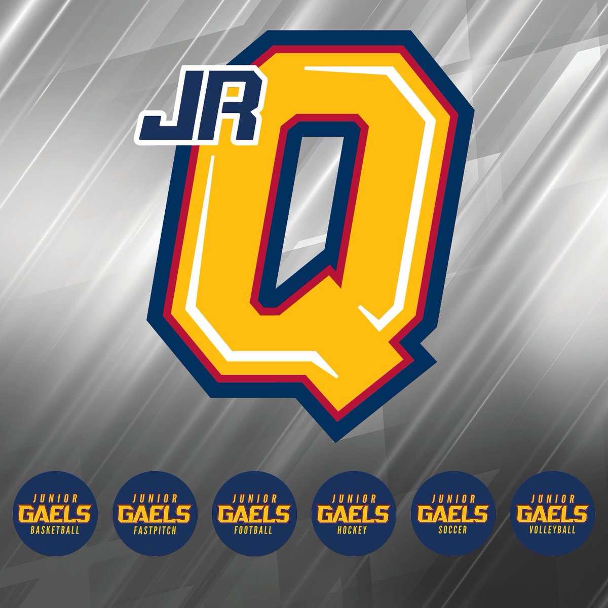 JrGaels's tweet photo. Need to get out of the house and get your kids active?
Junior Gaels open gym time is available today from 1-3 pm in Gym 2.
Bring your Junior Gaels card to the Q Services for free entry to the ARC.
#JrGaels #WeAreAllGaels #WeAreGaels https://t.co/xfpl24DSKo