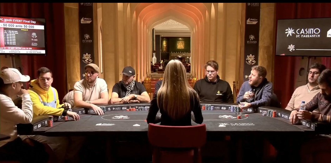 ¡Estamos en mesa final en directo de #WSOPCMarrakech !

Dos de los nuestros con el anillo casa vez más cerca🚀🚀

¡Hay que pedirselas a <a href="/IgnaPoker83/">Ignacio Molina 🦆🚀</a> y Valeriano! ¡150k€ y anillo para el primero!

📺Twitch.tv/pokerred