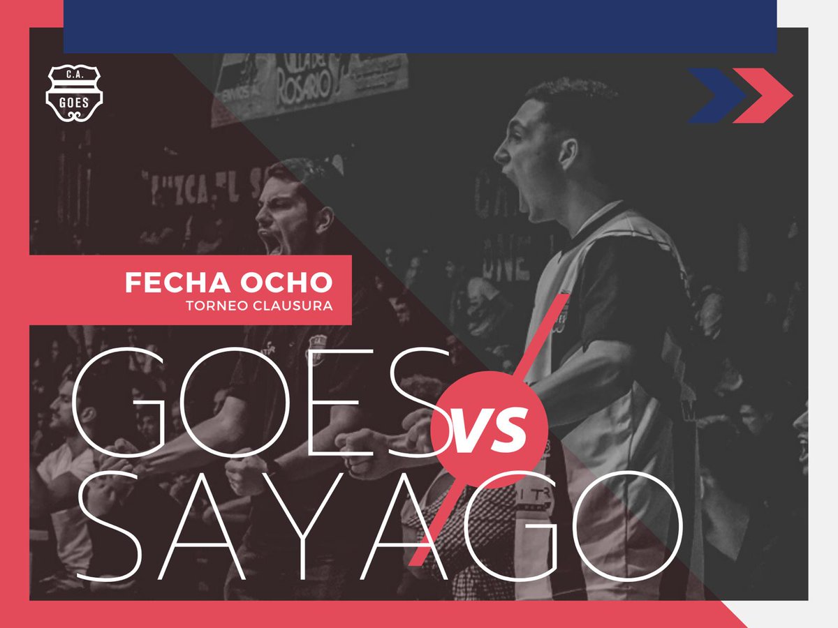 clubgoesoficial's tweet photo. #LUB #Clausura #FechaOcho
Goes 🆚 @Sayago_oficial
📅 Lunes 20/01- 20:15 hs
📍 Plaza de las Misiones
🤝 $120 Socios
🎟 $350 Generales y visitantes
🎫 $300 Tickantel y Red Pagos
💳 $150 Brou
Primer partido del año en casa.¡Todos juntos!
#TranquiloElGoes https://t.co/E1TEA5M6BZ