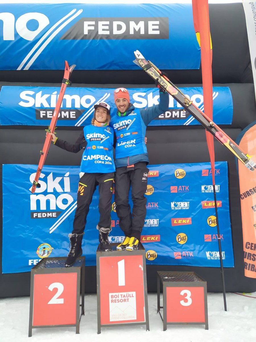 Emffvm's tweet photo. 🏆⛷Euskal Selekzioko Iñigo Martinez de Albornoz mendi eskiko Espainiako Kopako txapeldun izendatu da eta Igone Campos bigarren. Zorionak!👏🏻
.
⛷🏆Iñigo Martinez de Albornoz se proclama campeón de la Copa de España de 'skimo' e Igone Campos segunda. 👏🏻 https://t.co/IiiD3yglCj