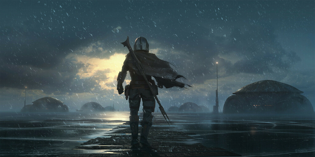 The Mandalorian - Ice Planet (2048X1152) By Nick Gindraux ift.tt/374Cvx4