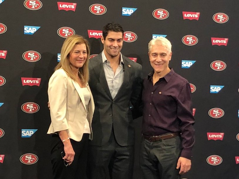 AndyMSFW's tweet photo. CHAMPIONSHIP SUNDAY!!! Just making it this far is an accomplishment!  Good luck to these four QBs and their families! https://t.co/X51w2L1uYu