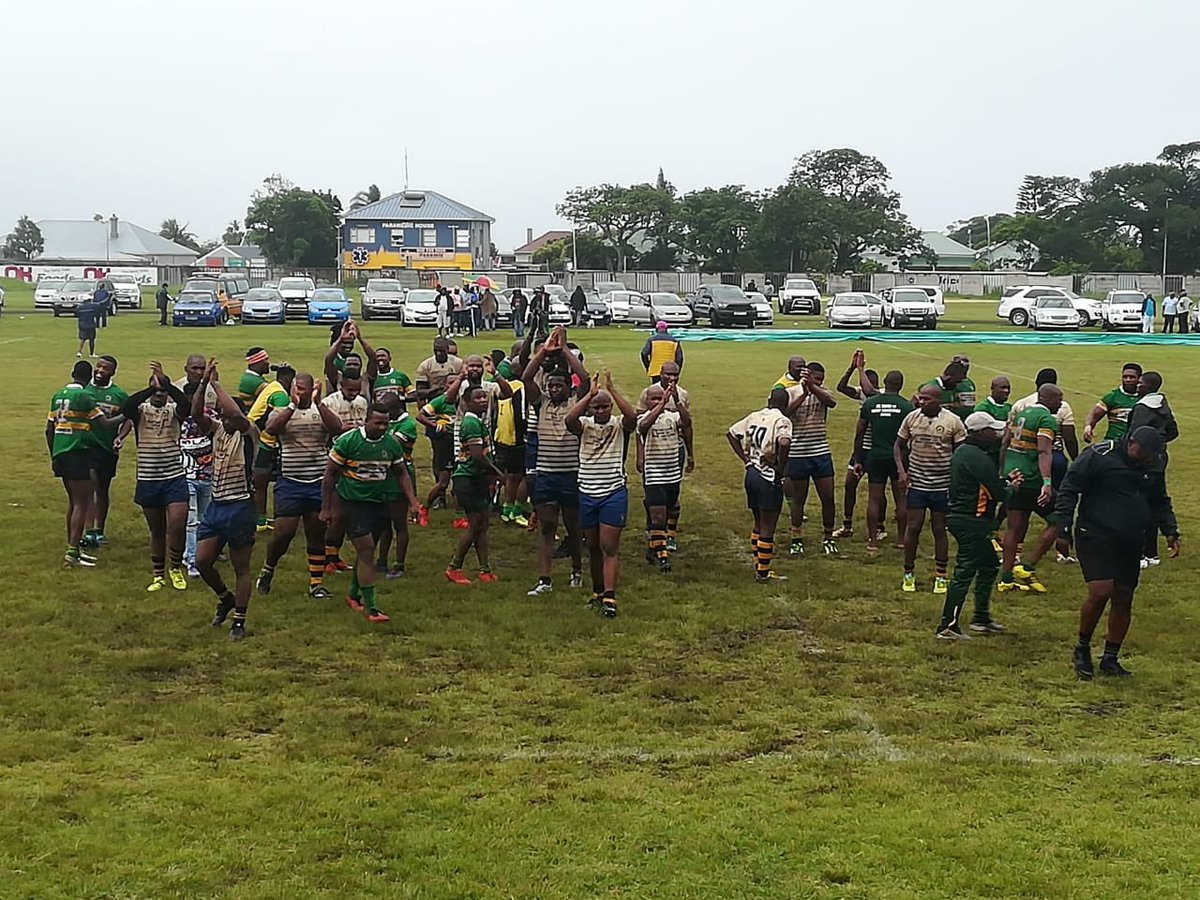 EcSuper12's tweet photo. A team from lower division and wildcard (@BombersRugby54) beat defending champions (EL Police) at home - speaks volumes about the strength of club rugby in our province. @QSompondo @ep_elephants https://t.co/CeZgGsHinT