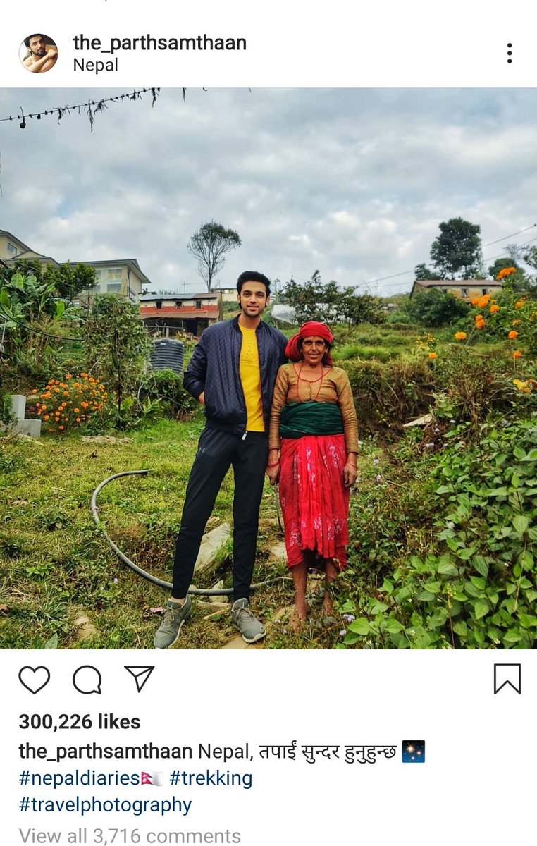 sanzy2liz's tweet photo. When he mentioned my country name 🇳🇵
#ParthInNepal 🤗 https://t.co/WQ95h2cVvv