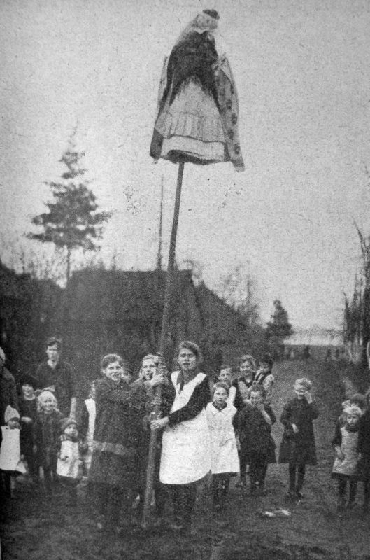 The Climatic Spring starts at the beginning of February. As part of the End of Winter - Beginning of Spring celebrations, Slavs make effigies of Morana/Marzana, The Goddess of Death, Winter Earth, and parade them through villages...
