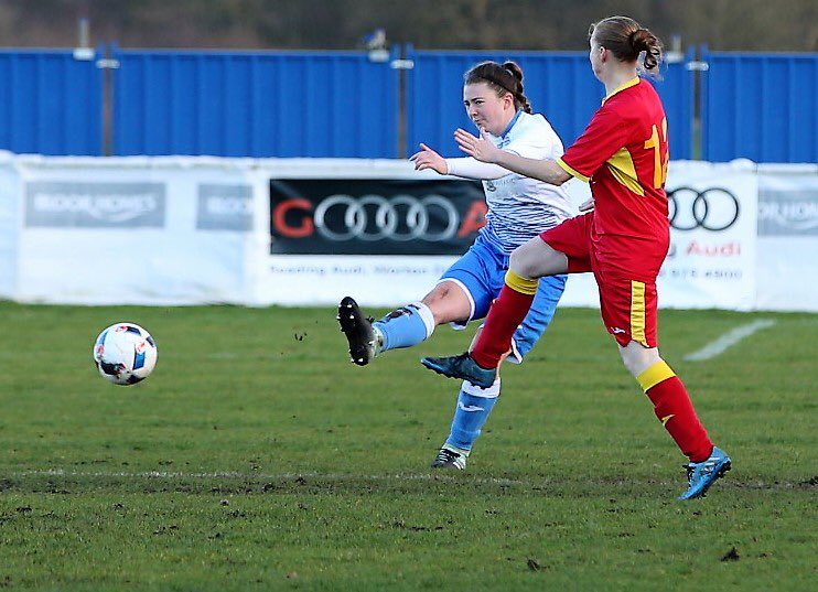 EversleyCaliFC's tweet photo. Congratulations to our ladies side who came away with a 2-0 win against @Winchcityflyers in the Quarter Final of the @HampshireFA Trophy.
Both our Vets and U18s fixtures were postponed.
#COYB #SemiFinal #ONECL https://t.co/esPPr12lCu