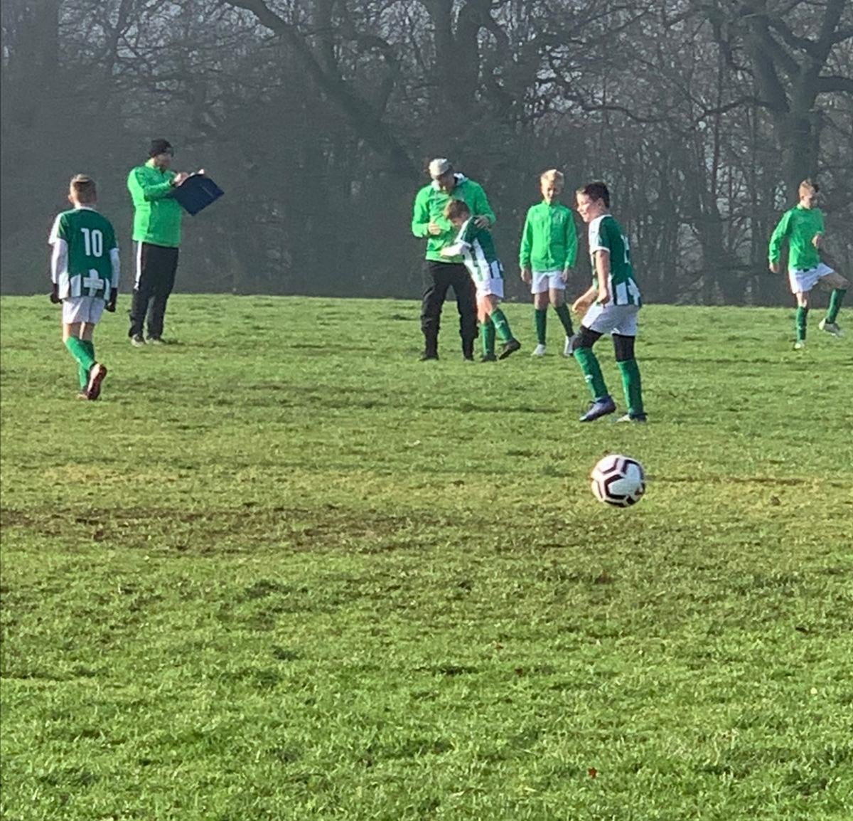ffc_academy's tweet photo. 📸 MATCH ACTION | Following the U12s #CWYL victory against Bartley Red can be found on Facebook 

💚⚽️ https://t.co/0nvcoKwdbn
