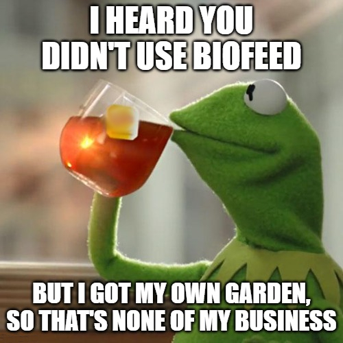 GS_Florida's tweet image. C&apos;mon now...the frogs are makin&apos; fun of ya! 
#AnimalKingdom #Biofeed #GreenerSolutions #sustainability #sustainable #sustainableliving  #CleanWater #HealthyGrowth #FullBloom #EcoFriendly #Sustainable #HealthyGarden #Garden #Herbs #HerbGarden #FlowerGarden #GreenTechnology