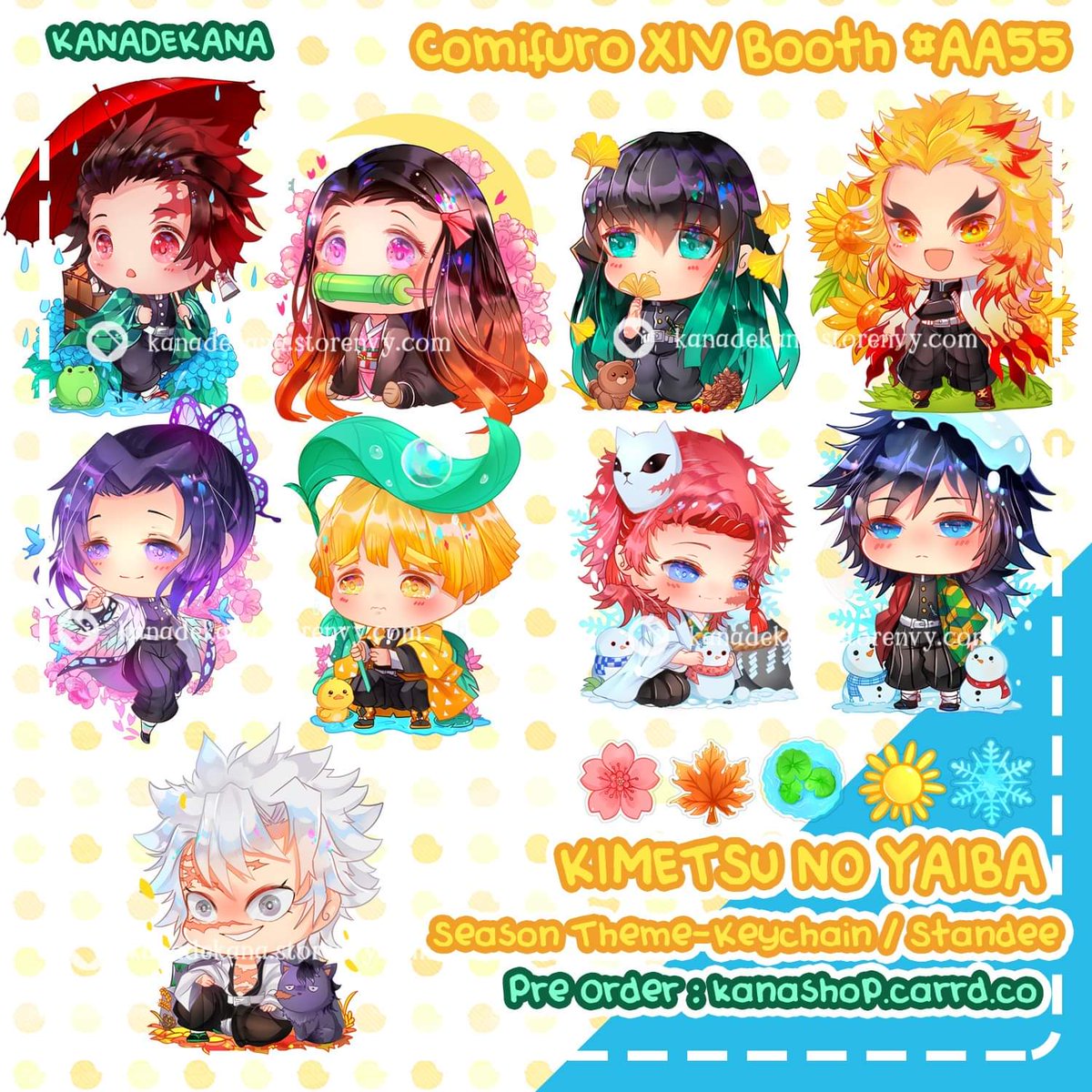 kanadekana08's tweet photo. [RT appreciated]Kimetsu no Yaiba for #CFXIV #kamadotanjirou keychain / standee-keychain is available for pre order at : https://t.co/FlICXcydrR
https://t.co/c4QIOB0Hgq
SHIPPING WORLDWIDE &amp; available
Comifuro 14 Pickup booth AA#55
#comifuro14
#cfxiv #DemonSlayer #tanjiro #chibi https://t.co/dB3957UFKF
