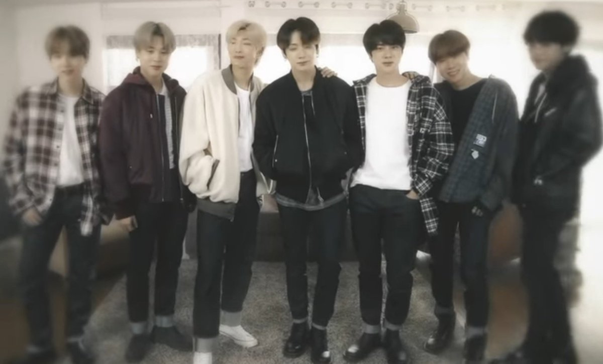 Lastly a bonus!The order in which the members stand is similar to the pairings we've seen during the Wings era!YG+JMNJ+JKHS+THThese pairings are so so important for the BU! I can't even stress their importance enough!