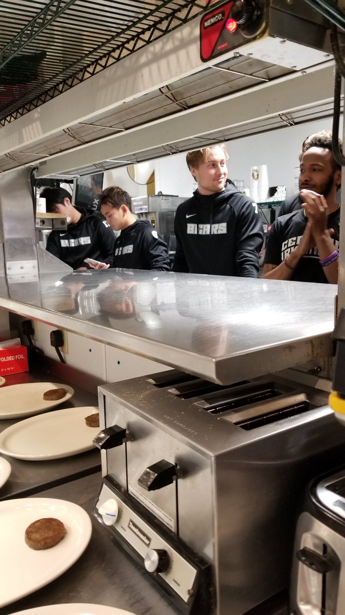 Shift change! <a href="/ucamenssoccer/">UCA Men's Soccer</a> in the house! Come out to <a href="/Stobys/">Stoby's Restaurant</a> &amp; get some pancakes!