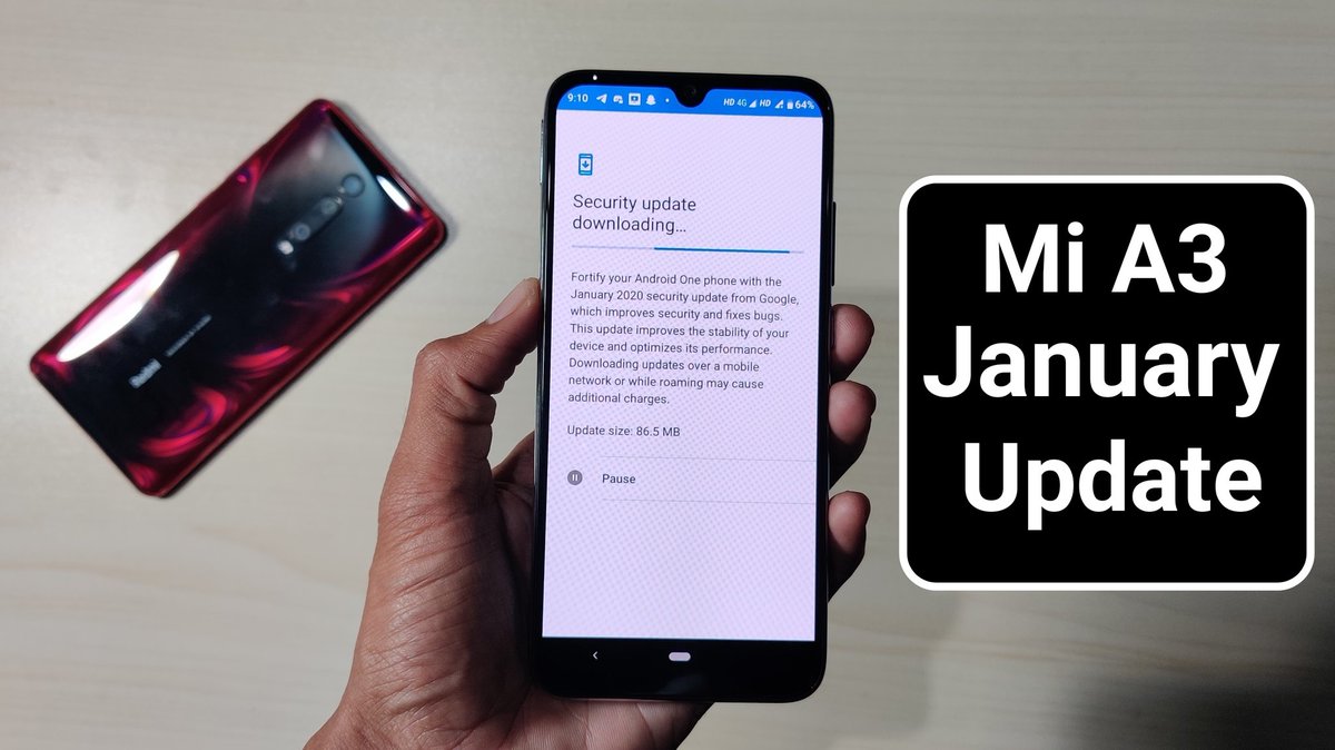 MadanGaikwad14's tweet photo. https://t.co/Jg6JOjJgft
Mi A3 January security patch Update rolling Out.
#mia3 #mia3januaryUpdate #mia3android10update https://t.co/PFPeLqm55B