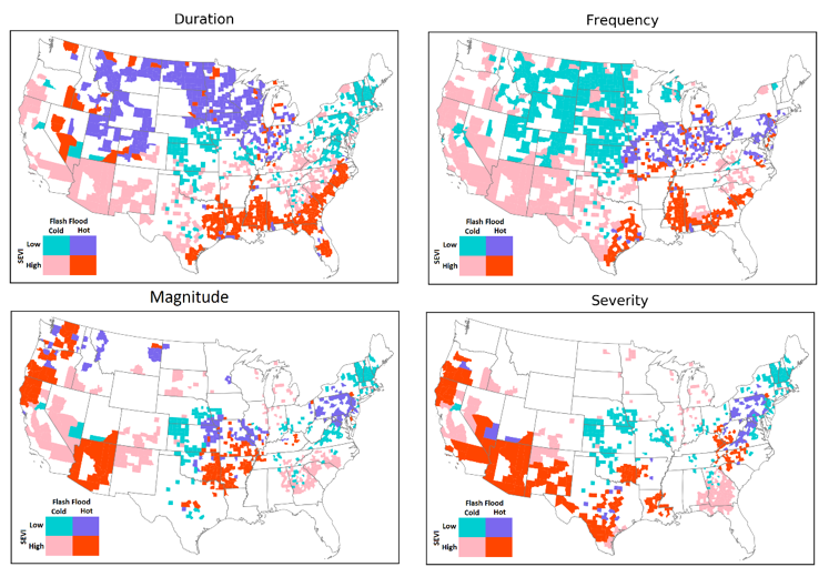 Our recent work published at #Scientificreports is accounting for the concurrence of flash flood characteristics and socio-economic vulnerability to provide a multidimensional assessment of flood hazard and vulnerability at the county scale in the U.S. nature.com/articles/s4159…