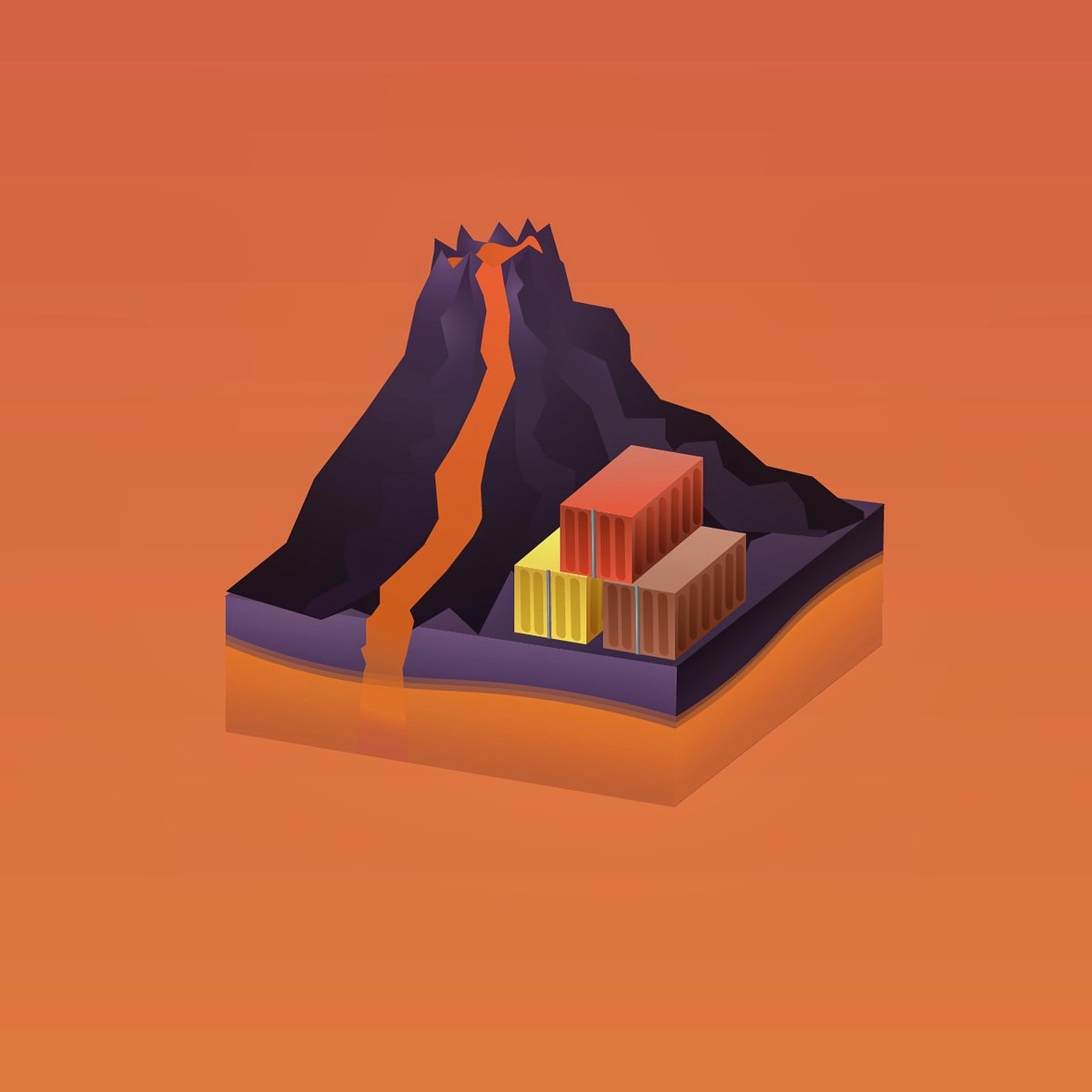 MadCookiesGames's tweet photo. π₯Why not stack some cargo near an active volcano? π Pro: Glowing lava is magnificent; Con: It's really hot π₯π But don't worry, you won't burn your fingers on this one π
#cargostackinggame #gamelevel #gamedesign #gameworld #gameenvironment #lavaworld #lowpoly @pixelfederation https://t.co/r84ePONHPO