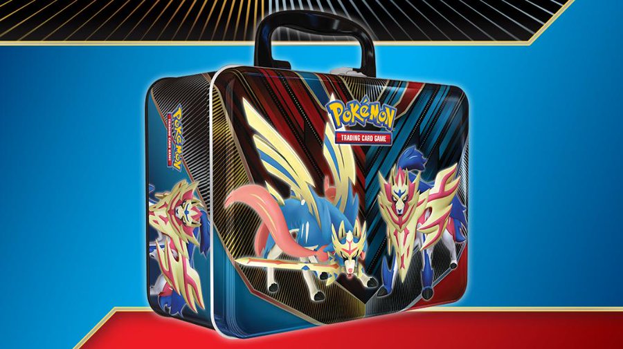 Zacian Details about   Pokemon TCG 2020 Spring Collector's Chest LUNCH BOX EMPTY Zamazenta 