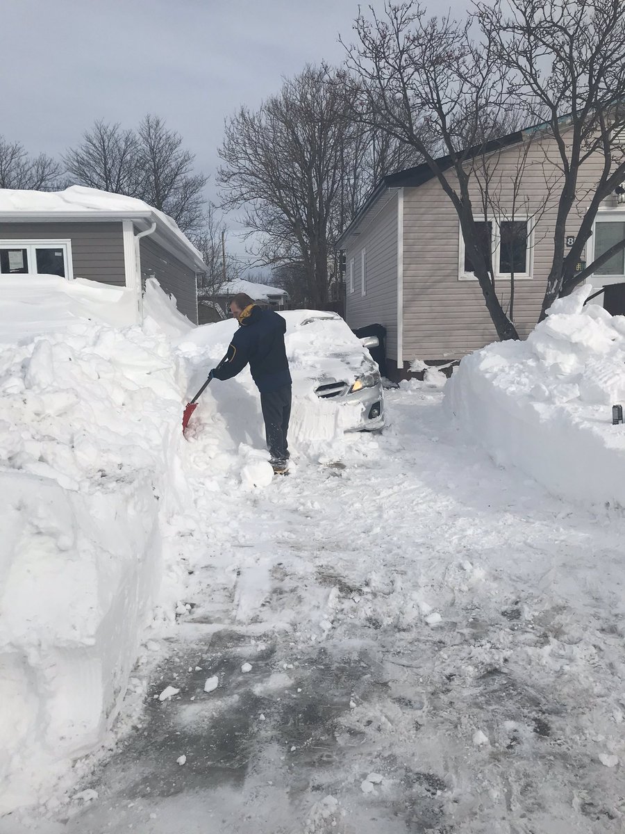 LyricalCheryl's tweet photo. Well.... #rabbittown is starting to recover...
But there is certainly widening to come, especially with more #snow on the way.
Just glad we’ve finally found my car!
#nlwx #nltraffic #yytsoe #blizzard2020 #a1c #NLStorm2020 https://t.co/PAsZSanqaW