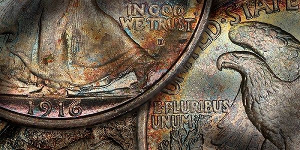 ANACoins's tweet photo. Among the many design highlights of the Walking Liberty half dollar is that in 1916 it became the 1st US #coin to carry a #mintmark on the obverse since the release of the 1st mintmarked #coins of the late 1830s by the New Orleans Mint. via CoinWeek https://t.co/IPKBu8gweV https://t.co/NKHWEDLj41