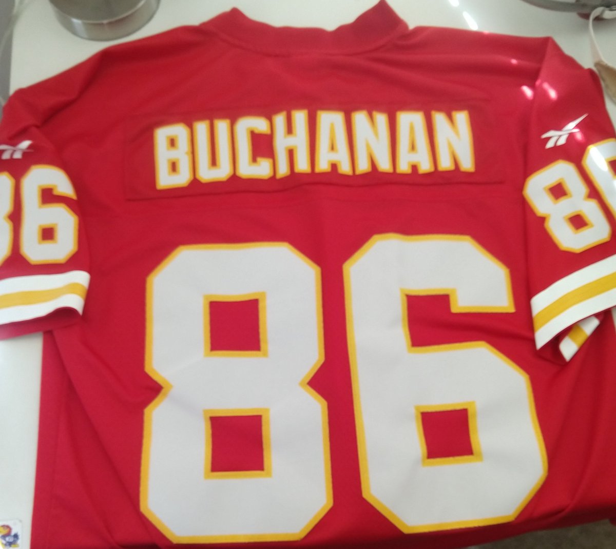 fastbacks11's tweet photo. #badluckchuck @cpenn4thewin is safe at home and I've got #goodluckbuck. @Chiefs @BritChiefUK #AFCChampionship #ChiefsKingdom https://t.co/beZwnPUBwZ