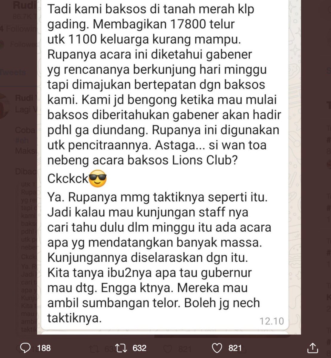Kami sangat menyayangkan statmen oknum <a href="/lionsclubs/">Lions International</a> yg sdh terlanjur viral dan di gunakan pihak2 yg sengaja untuk niat jahat mohon klarifikasinya dan kami serius !!krn kami sdh jungkir balik menyiapkan acara dan menghadirkan gubernur ke tanah merah <a href="/aniesbaswedan/">Anies Rasyid Baswedan</a> malah di plintir