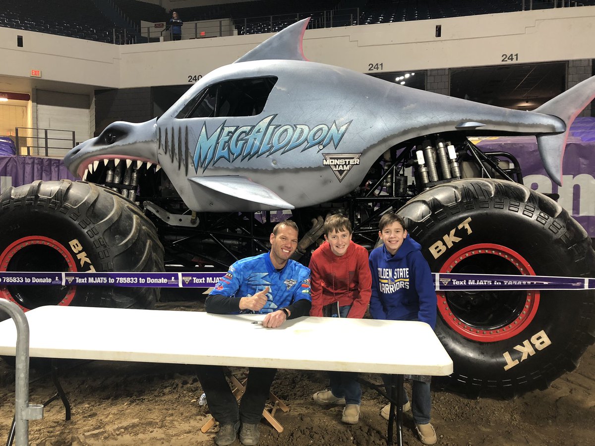 Madison_Higgs13's tweet photo. The boys are so excited for Monster Jam! #pitpasses #MonsterJam https://t.co/zADoNpK1m6