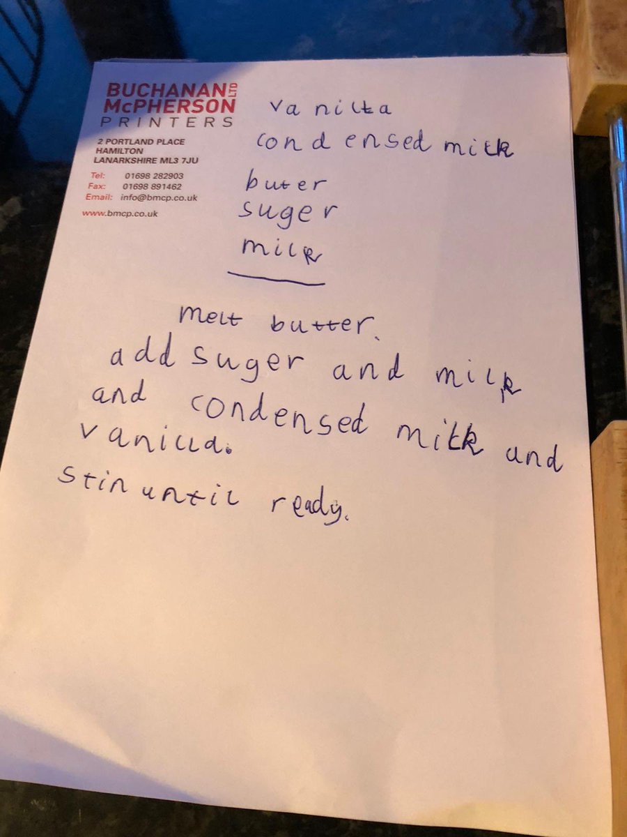 suzeclark's tweet photo. @NewMonklandPS #termlyhomework #scottishweek making tablet with Nana πππ½ https://t.co/hpV5pEHIIN