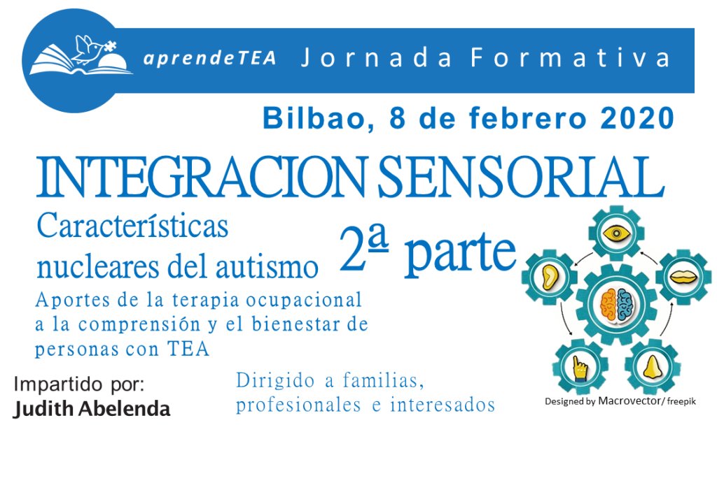 aprendeTEA's tweet photo. JORNADA FORMATIVA: "INTEGRACIÓN SENSORIAL Y AUTISMO " 2ª Parte https://t.co/ws67zUNtjo https://t.co/YRs7SJtrsO