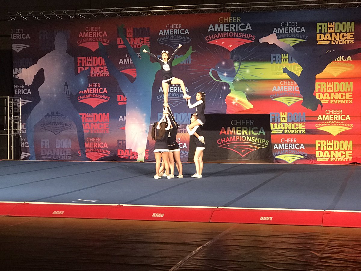 Central Catholic’s JV Novice also competed today at Cheer America Championships at St. Mary’s University.  Good job ladies!