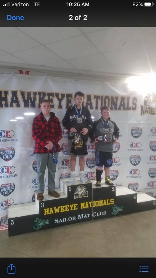 ColumbusWrestle's tweet photo. Another Bmap 8th grader wins a title. 

Mason knipp is your Hawkeye Nationals champ. 

Sailor wrestling future looks bright 🤼‍♂️🤼‍♂️🤼‍♂️😎😎😎 https://t.co/PH0UN4gbwQ